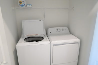 Washroom with separate washer and dryer