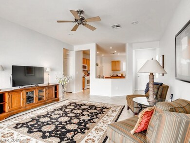 Family Room with Views of Kitchen and Front Entran