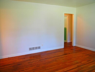 Freshly painted living room