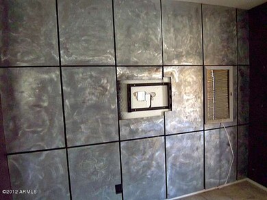 BRUSHED METAL PANEL WALL