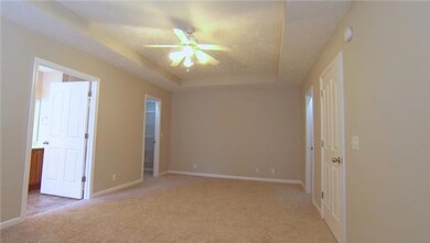 Master Suite with Tray Ceilings and two walk-in closets!