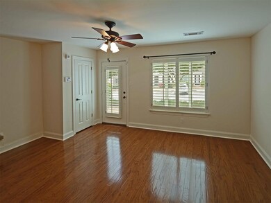 Spacious open floor plan featuring an entrance to 