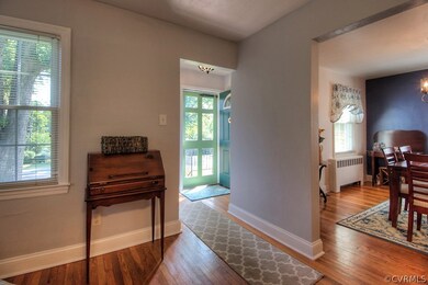 Front foyer with view into dining room