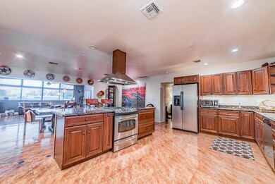 Modern open concept kitchen