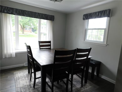 Kitchen Dinette area with windows that bring in lo