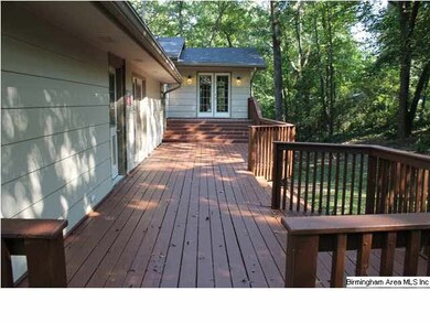 Huge deck ready for grilling