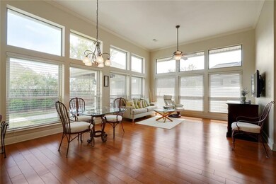 Kitchen breakfast area with wall of windows and si