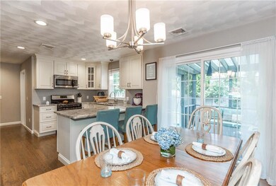 Dining and kitchen