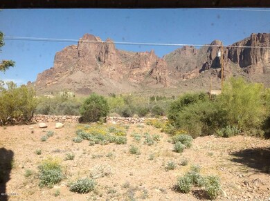 Superstition Mountains from front yard