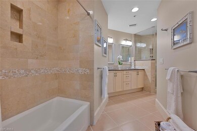 Bathroom with separate shower and bath tub