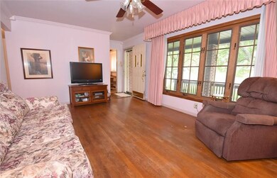 Entry leads to the Kitchen and Living room.  Large