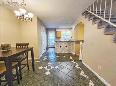 Dining area towards the kitchen