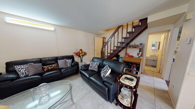 livingroom with stairs