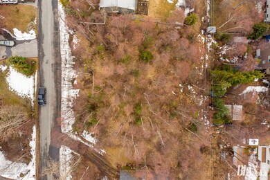 Aerial view looking down onto lot