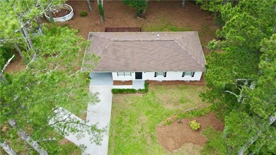 Aerial view of property and surrounding area