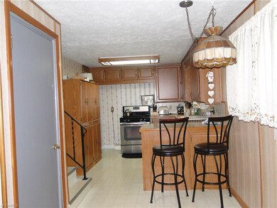 Cozy Kitchen with breakfast bar. Kitchen Appliance