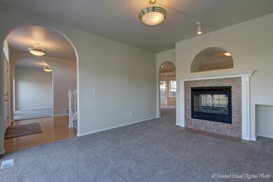 Formal Living Room With 2 Way FP