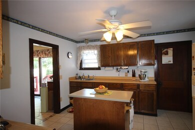 Open Kitchen, tiled floor