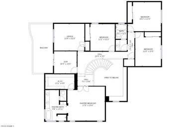 1461 W Cardinal Way 2Nd story floorplan