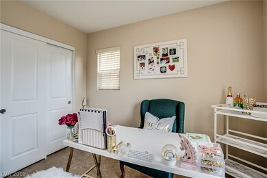 This downstairs room is currently used as an offic