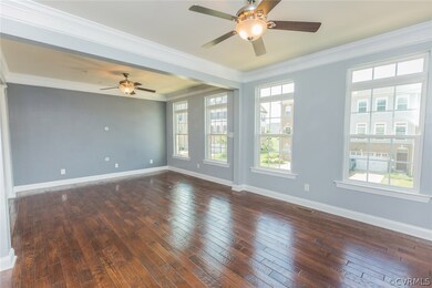 Spacious living room with two remote controlled fa