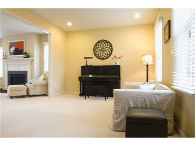 Living Room. Living room with opening to family ro