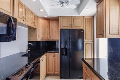 Granite countertops with matching backsplash