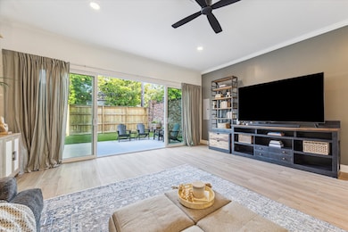The hurricane resistant sliding door provides adde