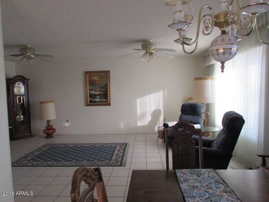 living room from the dining room view