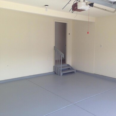 Finished garage