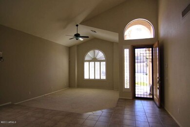 Front Door and Living Room