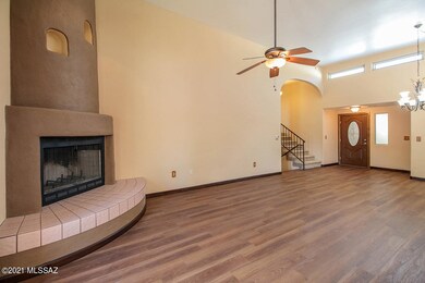 Beehive fireplace in living rm