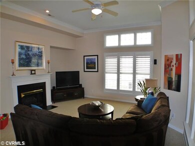 Den/Family/Great Room - The family room has high c