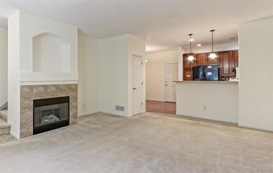 Living room looking toward kitchen/DR