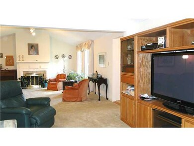 Studio/Study/Office. View from den to living room.