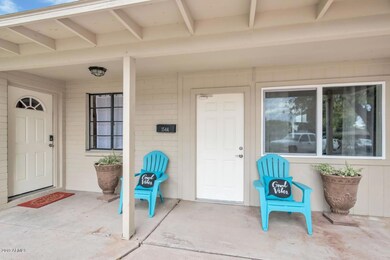 Cozy front porch
