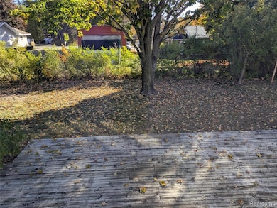 View of back deck from upper level