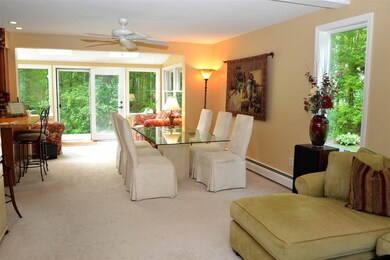 Open dining family area.