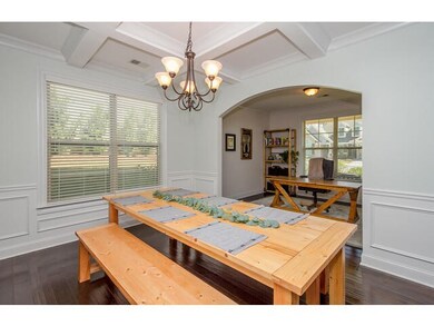 There is plenty of natural light in this home.