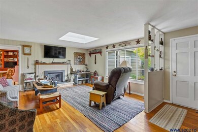 Enjoy the gas fireplace with a flip of the switch
