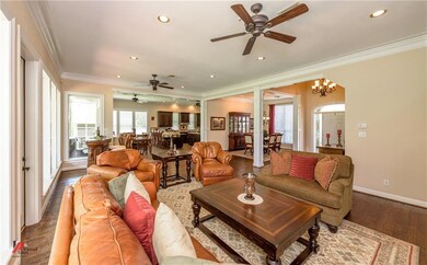 Fabulous open floor plan with spacious living and 