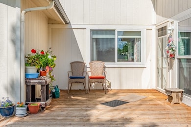 Front door and porch