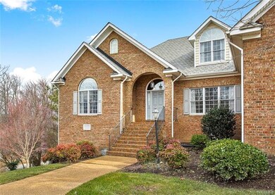 Front entrance to the home
