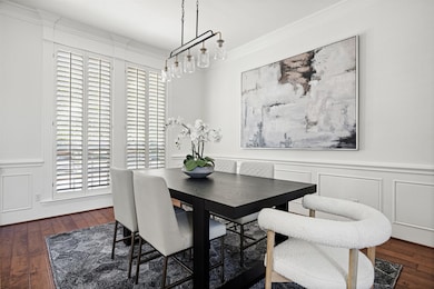 Entertain in this spacious formal dining space with easy access to all of your dinnerware through the butler's pantry.