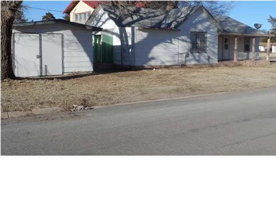 View from west showing Garage