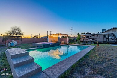 Pool and Spa Sunset