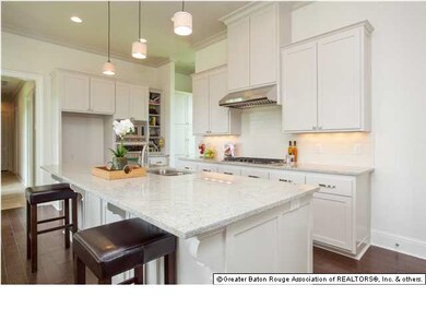 Open Kitchen with Large Granite Island