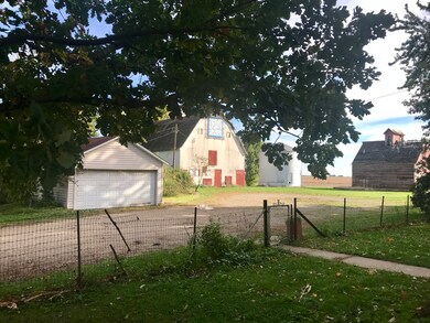 Partially fenced yard