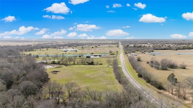 Aerial view with a rural view