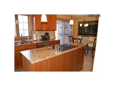Gorgeous Kitchen with Sliding Doors to Patio with 